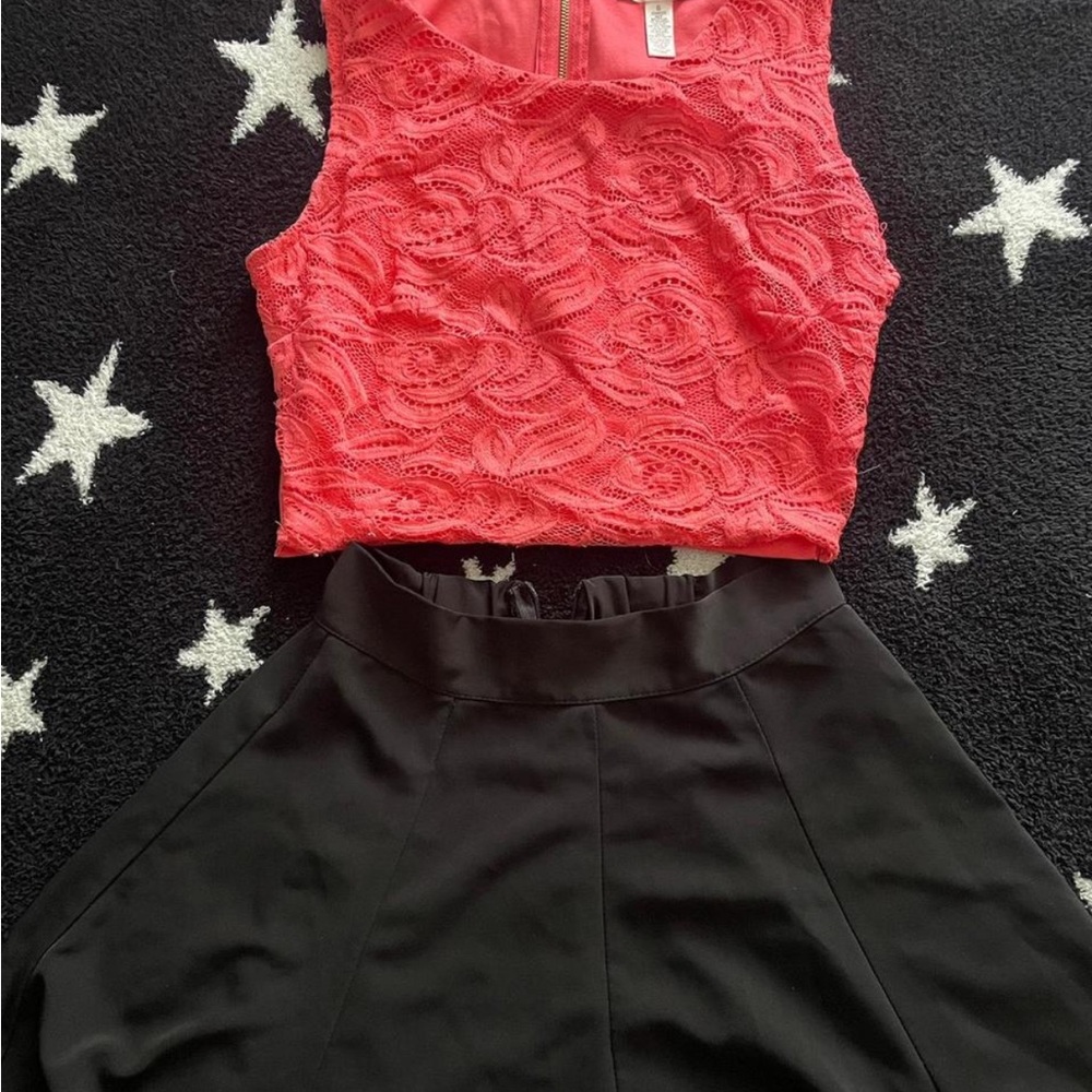 Pink crop top